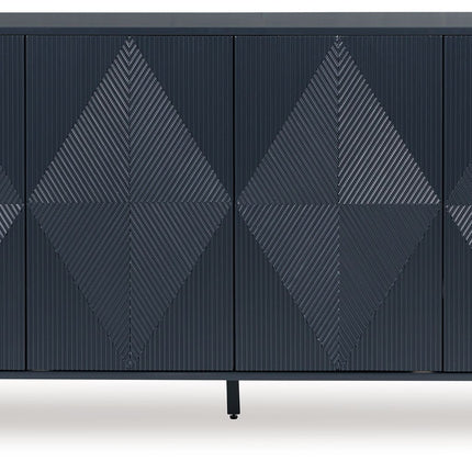 Loirwick - Accent Cabinet - Dark Blue