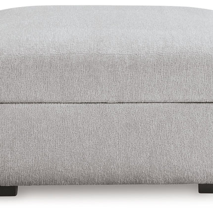 Gabyleigh - Ottoman With Storage - Nickel