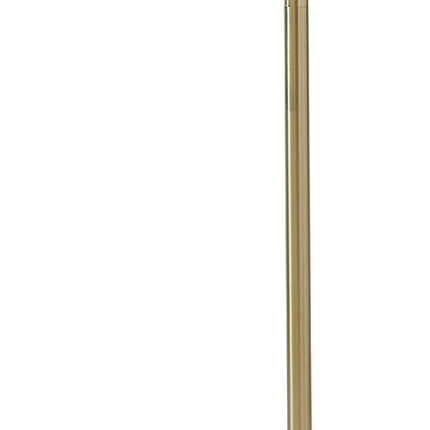 Santiford - Metal Floor Lamp - Gold Finish / White