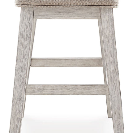 Skempton - Upholstered Stool (Set of 2) - White
