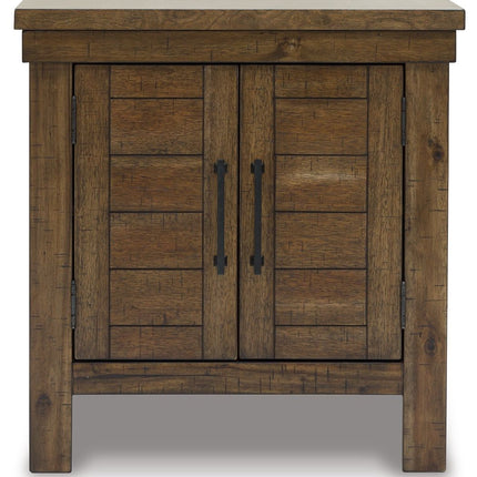 Moriville - Rectangular End Table - Grayish Brown
