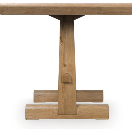 Ridgester - Rectangular Dining Room Counter Table - Light Brown