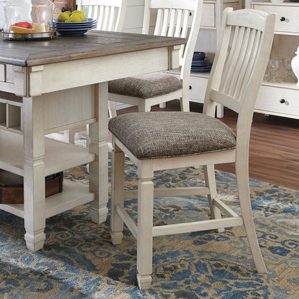 Bolanburg - Upholstered Barstool (Set of 2) - Beige