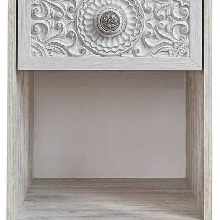 Paxberry - One Drawer Night Stand - Whitewash