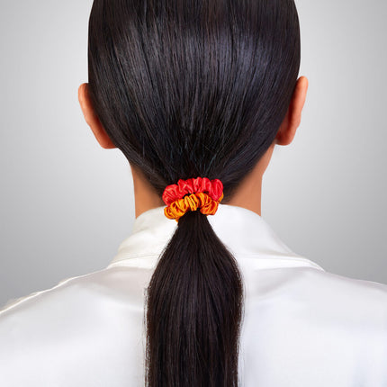 Blissy Skinny Scrunchies - Orange Ombre