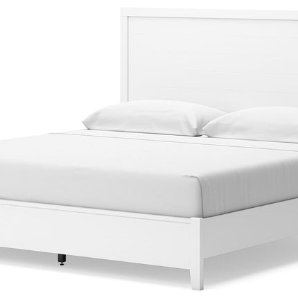 Binterglen - King Panel Bed - White