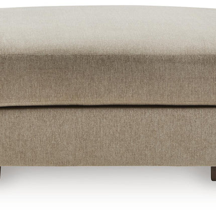 Linenhause - Oversized Accent Ottoman - Dune