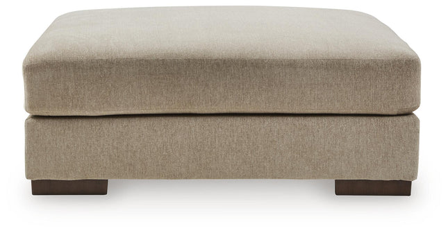 Linenhause - Oversized Accent Ottoman - Dune
