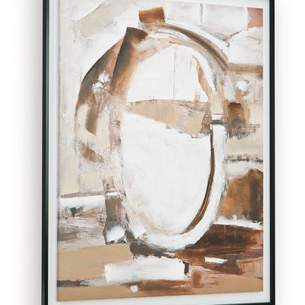 Bradlow - Wall Art - Brown / White / Black
