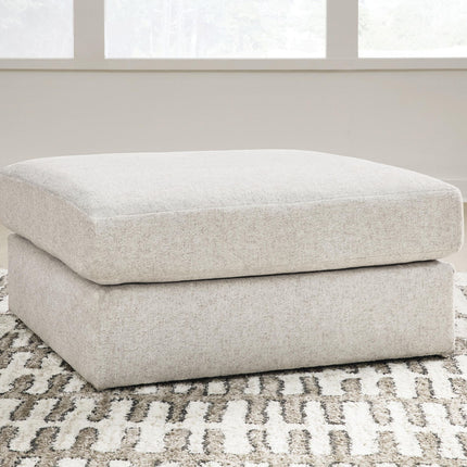 Kestrie - Oversized Accent Ottoman - Feathered