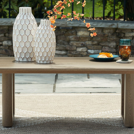 Serene Bay - Rectangular Cocktail Table - Dark Brown