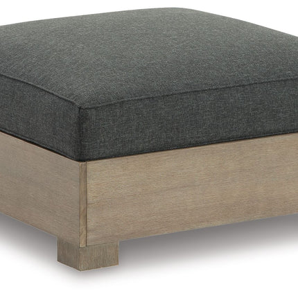 Citrine Park - Ottoman With Cushion - Brown