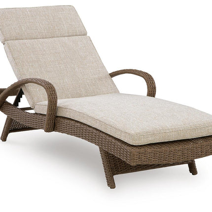 Laguna Heights - Chaise Lounge With Cushion - Beige