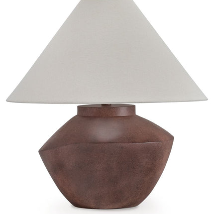 Honsworth - Poly Table Lamp - Antique Brown