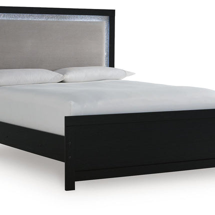 Maeling - Upholstered Panel Bed