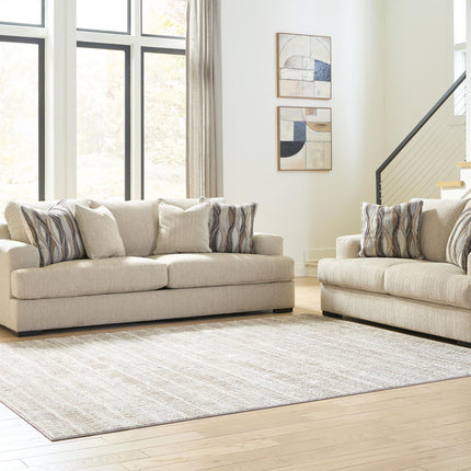 Lofwood - 2 Pc. - Sofa And Loveseat - Oatmeal