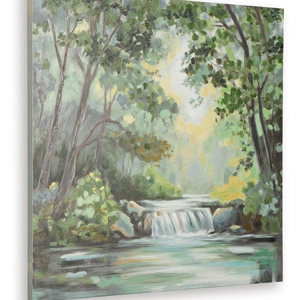 Evermaddick - Wall Art - Green / Gray / White