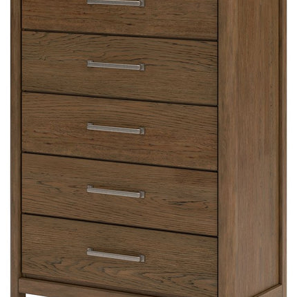 Cabalynn - Five Drawer Chest - Light Brown