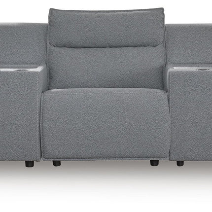 Modmax II - Reclining Sectional - Salt And Pepper