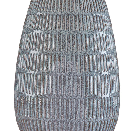 Kaidins - Ceramic Table Lamp - White / Blue