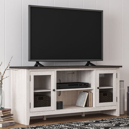 Dorrinson - TV Stand With Fireplace Insert