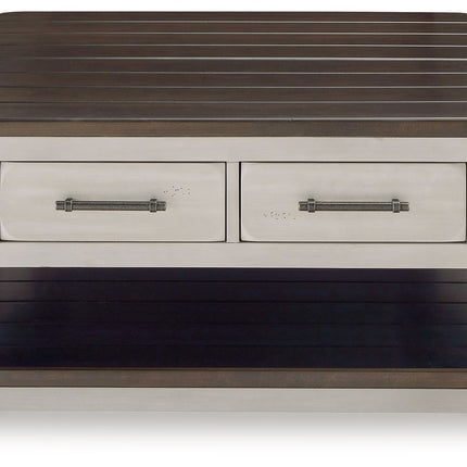 Darborn - Lift Top Cocktail Table - Gray / Brown