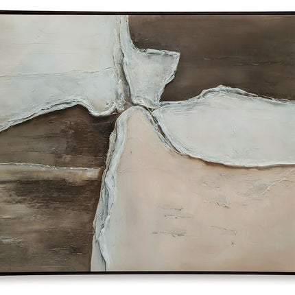 Junward - Wall Art - Brown / Tan / White