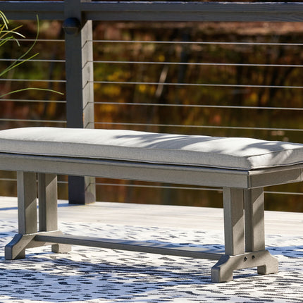 Visola - Bench with Cushion - Gray