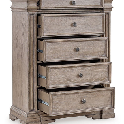 Blairhurst - Five Drawer Chest - Light Grayish Brown