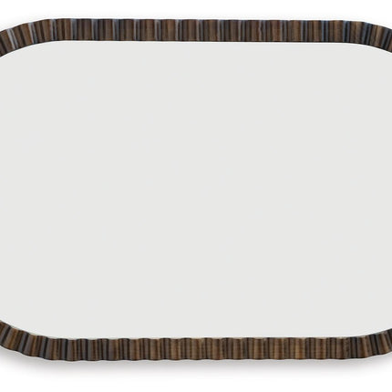 Clorington - Accent Mirror - Dark Brown