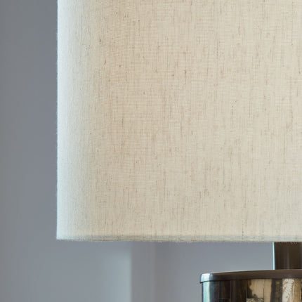 Ellford - Poly Table Lamp - Black / Brown / Cream