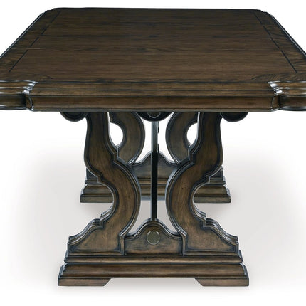 Maylee - Dining Extension Table - Dark Brown