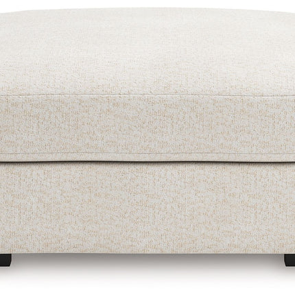 Donelson Creek - Oversized Accent Ottoman - Vanilla