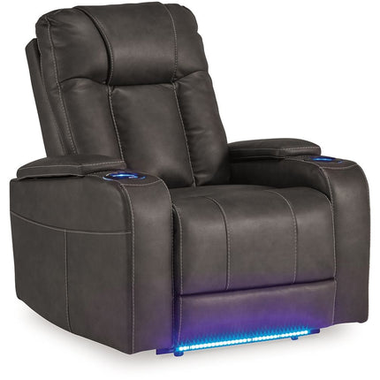 Feazada - Power Recliner With Adj Headrest