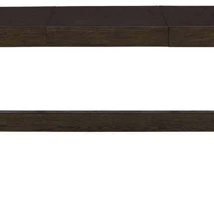 Burkhaus - Rectangular Dining Room Extension Table - Dark Brown
