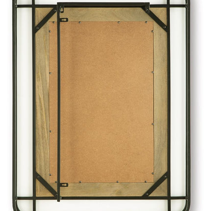 Beelman - Accent Mirror - Black / Brown