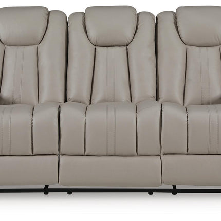 Elevate Edges - Reclining Sofa With Drop Down Table - Coin