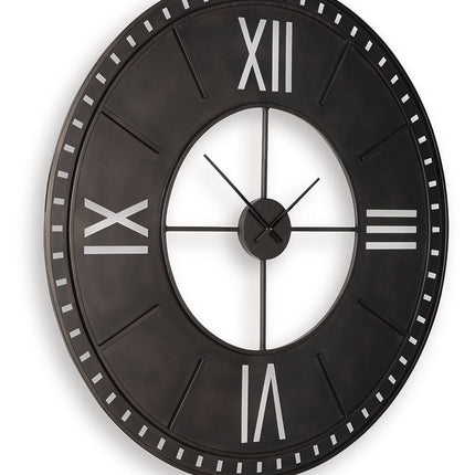 Lytle - Wall Clock - Antique Brown