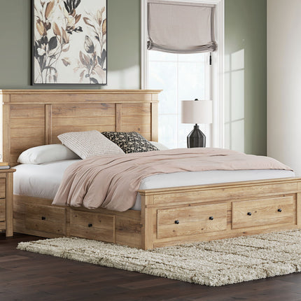 Makidern - Panel Storage Bed