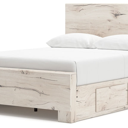 Lawroy - Panel Bed With Storage