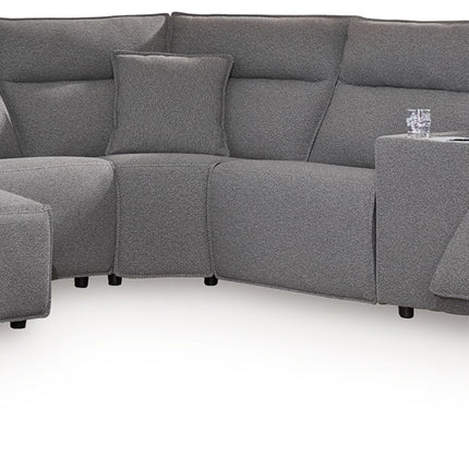 Modmax II - Reclining Sectional - Salt And Pepper