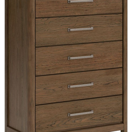 Cabalynn - Five Drawer Chest - Light Brown