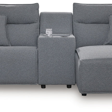 Modmax II - Reclining Sectional - Salt And Pepper