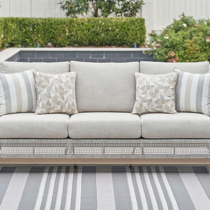Seton Creek - Sofa With Cushion - Gray