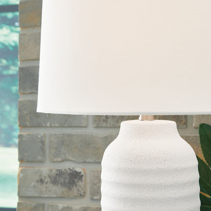 Vauville - Poly Table Lamp (Set of 2) - White