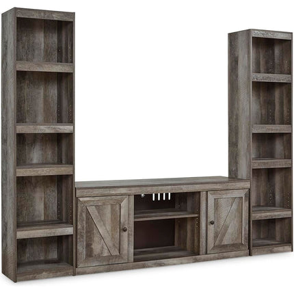 Wynnlow - 3-Piece Entertainment Center - Gray