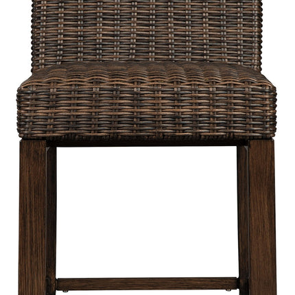 Paradise Trail - Barstool (Set of 2) - Medium Brown