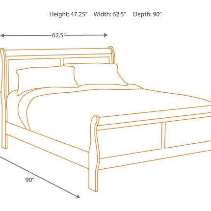 Alisdair - Sleigh Bed