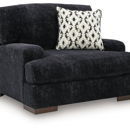 Whitmore Manor - Chair And A Half - Black Pearl