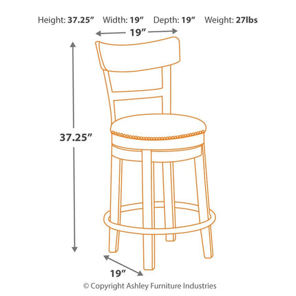 Pinnadel - Swivel Barstool